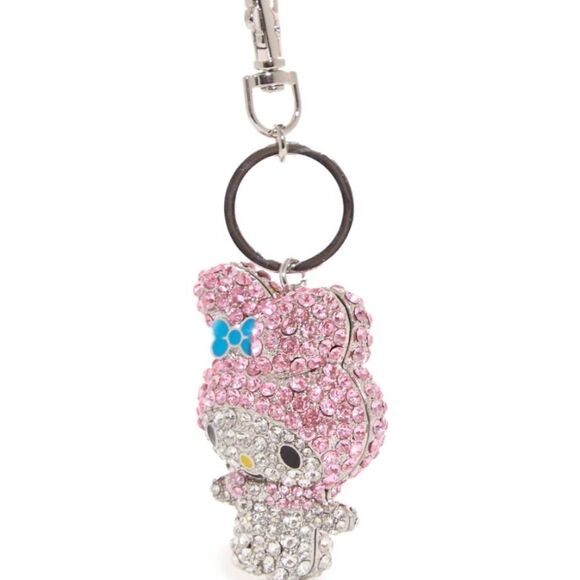 Hello Kitty & Friends My Melody Pave 3D Bling Keychain - Picture 5 of 9